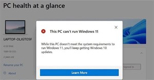 Cách cài đặt Windows 11 trên Máy tính không được hỗ trợ